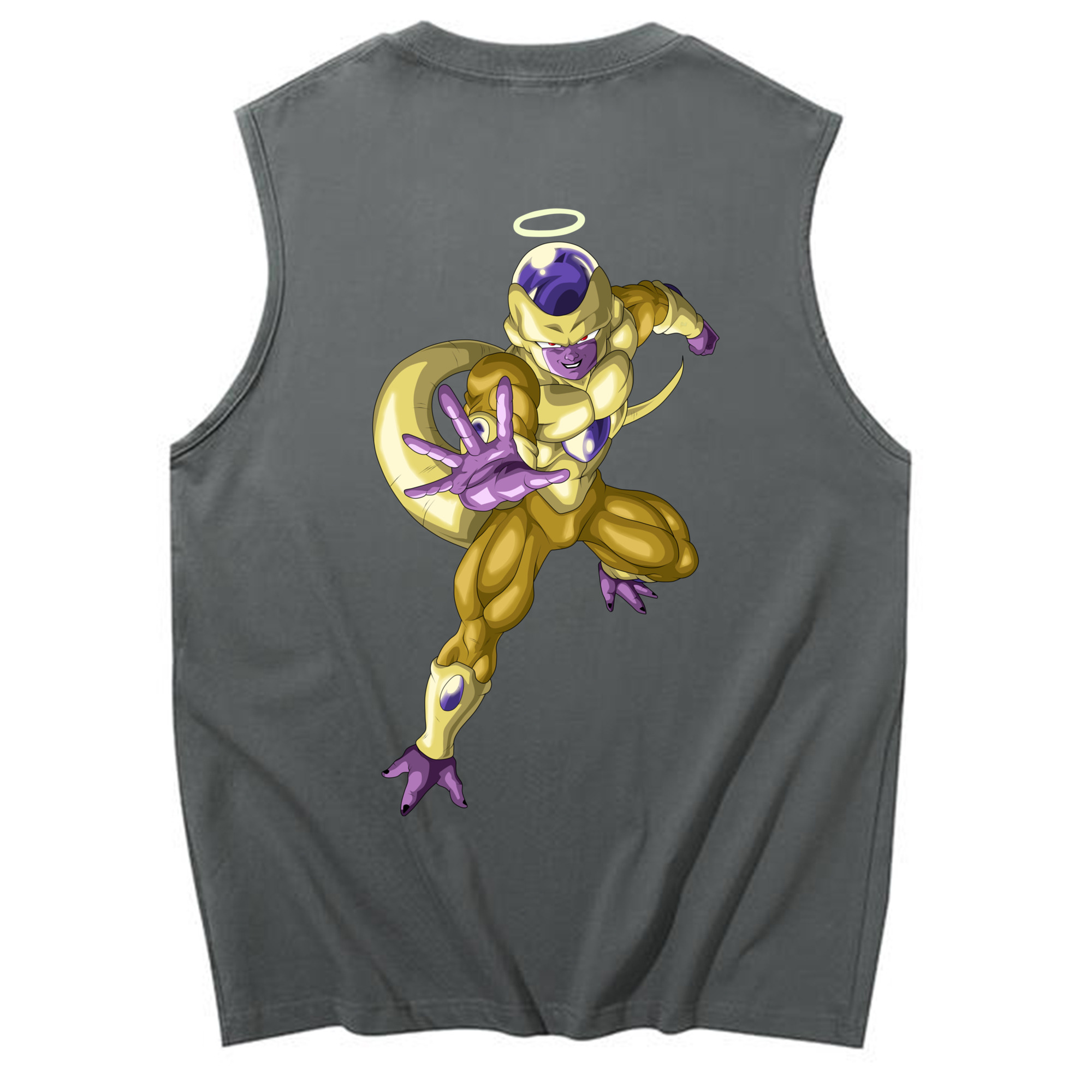 （画像用） ドラゴンボール フリーザ DRAGON BALL Frieza コットン100％タンクトップ（背面プリント）
